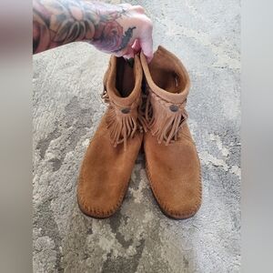 Minnetonka Fringe Boots